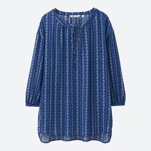 Uniqlo x Beauty and the Beast 3/4 Sleeve Blouse - Size M, Great Condition!